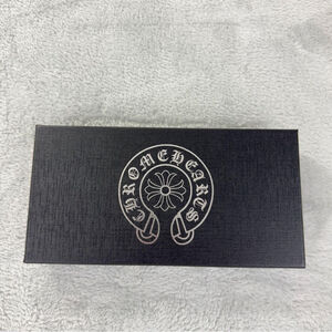 Chrome Hearts Long Zip Black Leather Wallet w/Box Triple Patches Embroidery Log